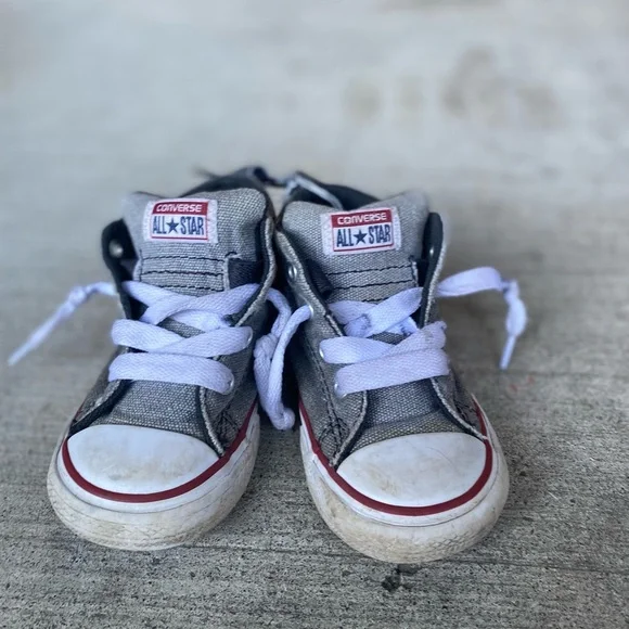 Converse All Star High Top Stretchy Tongue Toddler Sneakers - Picture 3 of 6